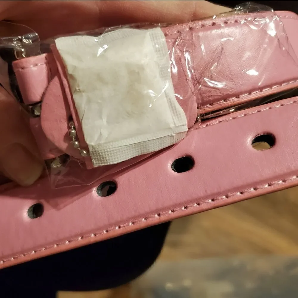 Pink 1 inch belt
